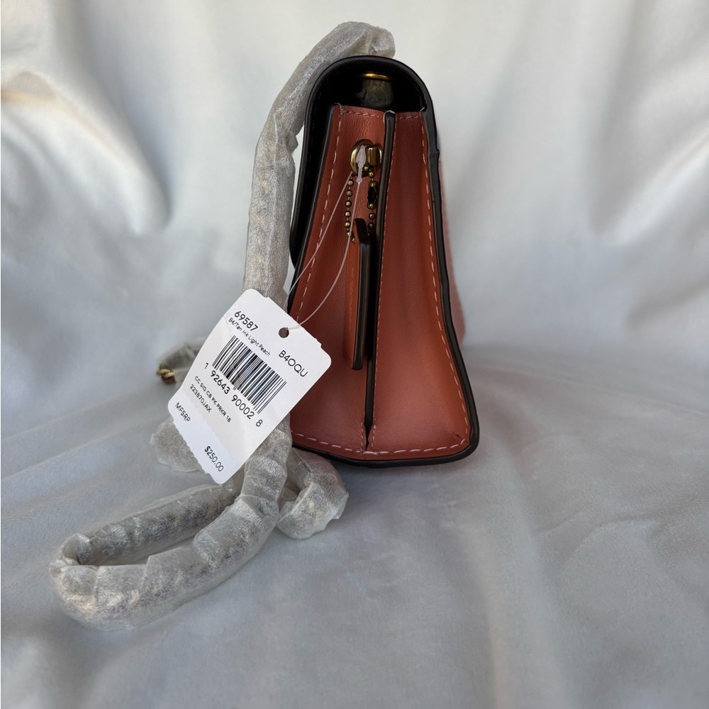 Coach Signature Colorblock Pocket Parker 18 Shoulder Bag - Picture 3 of 13